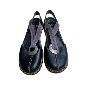 RIEKER ANTI STRESS Women's 40 US 9 Daisy Slip On Mary Jane Comfort Shoes Black
